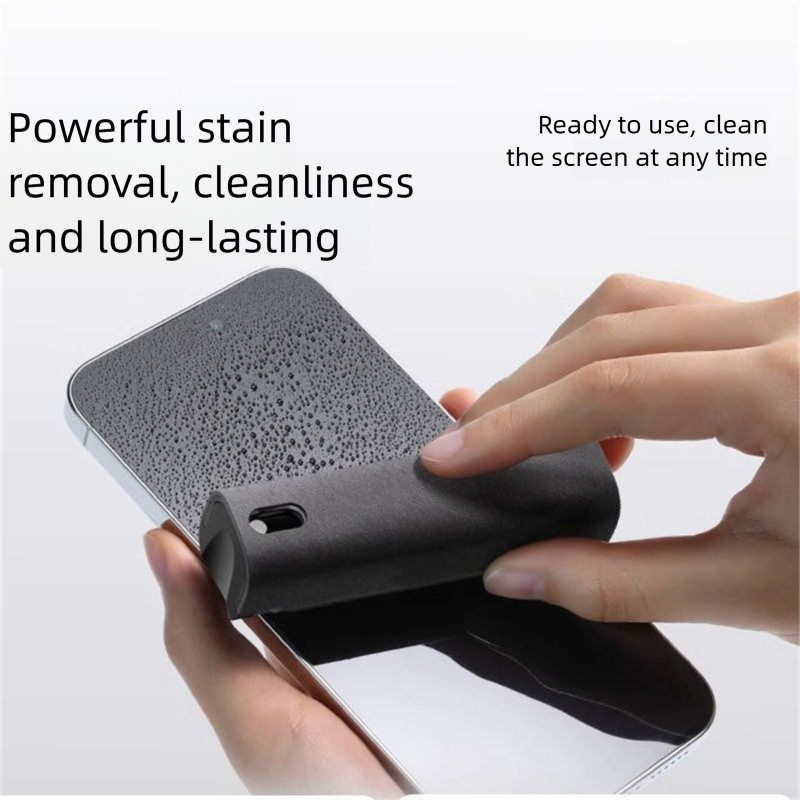 Mobile Phone Screen Cleaner Tablet Laptop Display Cleaning Cloth Wipe All-in-One Spray_voghion.com
