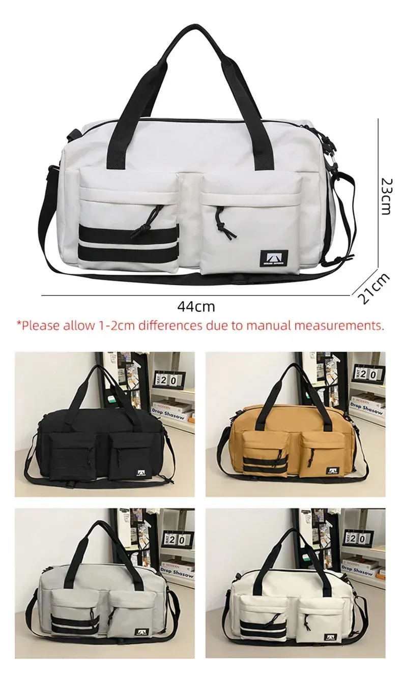 Multifunctional Travel Bag Large Capacity Handbag Short Trip Shoulder Bags Wet Dry Separation Gym Fitness Pack With Shoe_voghion.com