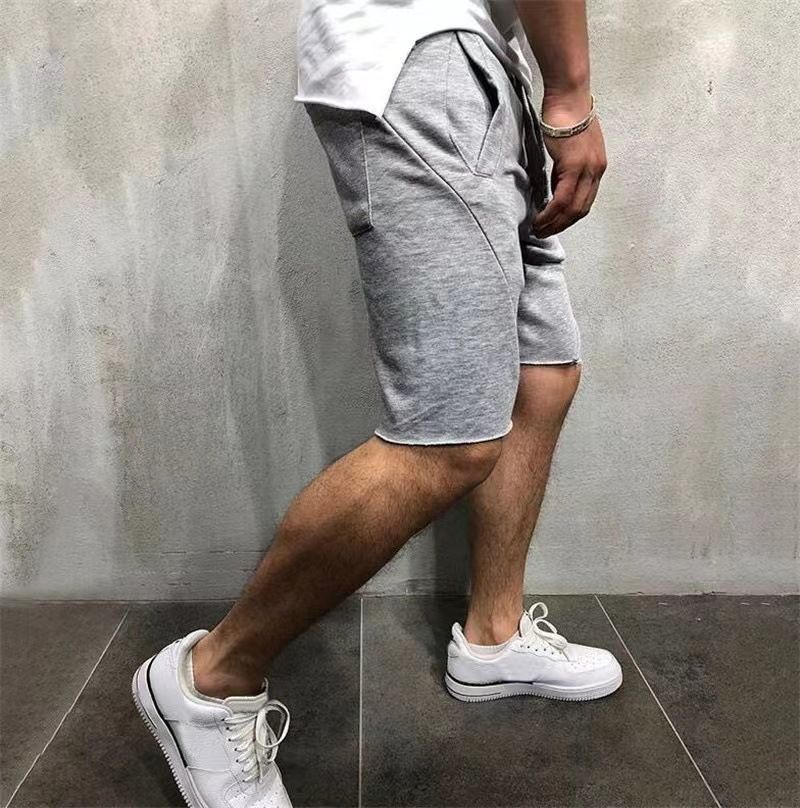 Premium Products 2024 New Fitness Men's Solid Color Running Thin Casual Sports Shorts For Men_voghion.com