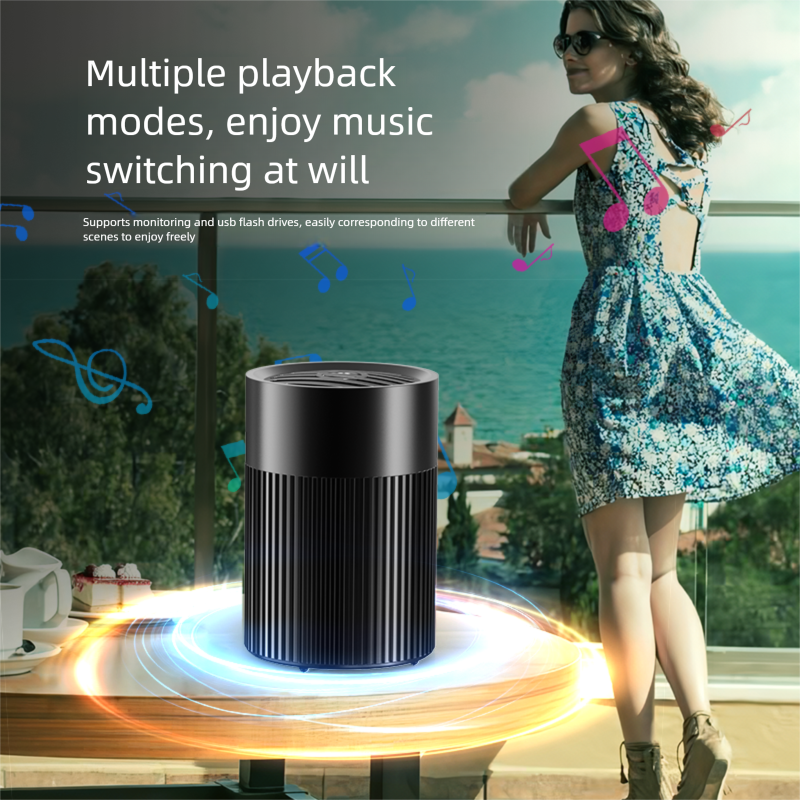 Manhattan Metal Bluetooth Wireless Outdoor Speaker High-Value Portable Subwoofer_voghion.com