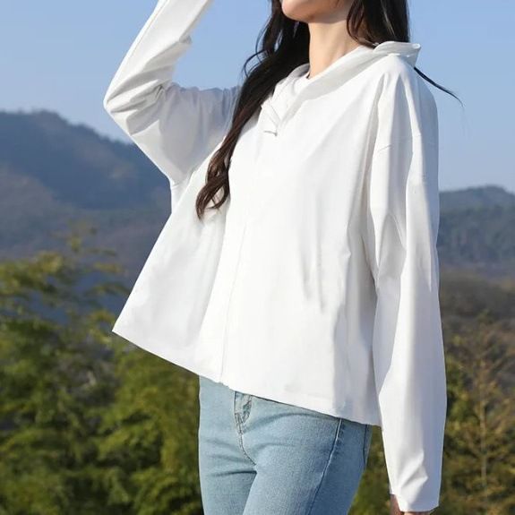 Lommefri kort cardigan til kvinder i ny sommerstil, løs tynd, åndbar og alsidig solbeskyttelse fra issilke_voghion.com