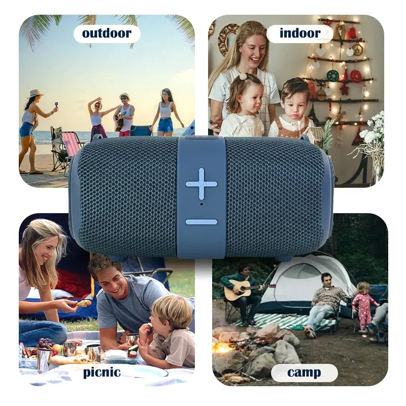667 Crossbody LED Light Portable Bluetooth Speaker Outdoor Small And High Appearance Level Compatible With_voghion.com