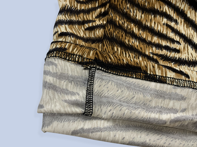Abito slim sexy a maniche lunghe con stampa leopardata alla moda da donna_voghion.com