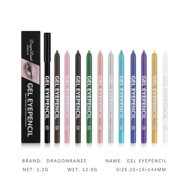 White Color Eyebrow Pencil Eyeliner Gel Waterproof Sweatproof Aegyo-sal Puff Eyeshadow Pen_voghion.com
