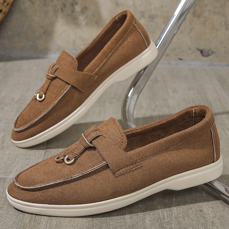 SHLIANG Mocassini da donna in pelle scamosciata Scarpe da donna casual Primavera Autunno Moda Mocassini da donna con suola in gomma Scarpe comode Y0190_voghion.com