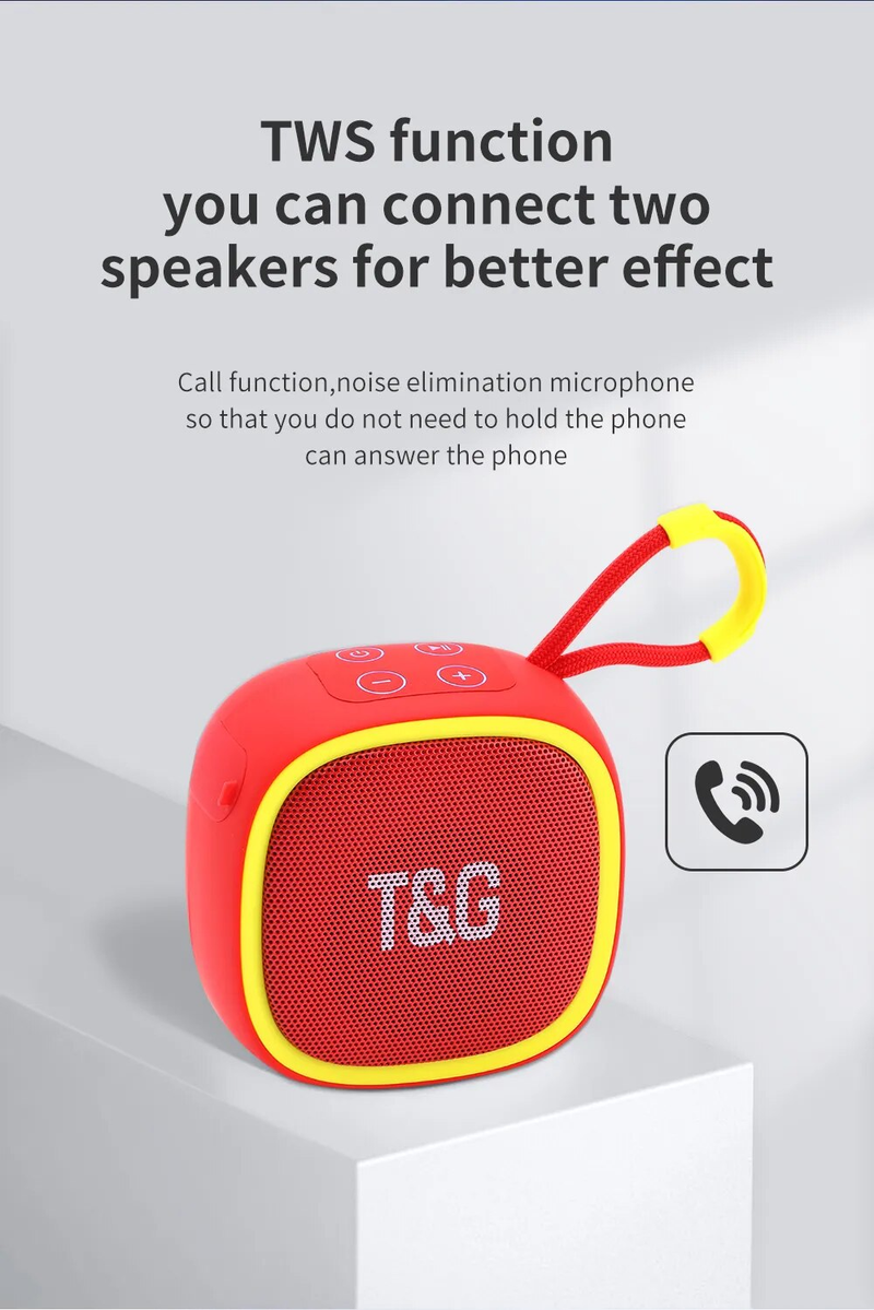 Outdoor Riding TG659 Bluetooth Speaker Mini Wireless Speakers FM Radio TF Card Music Player BT5 USB Portable Loudspeaker_voghion.com