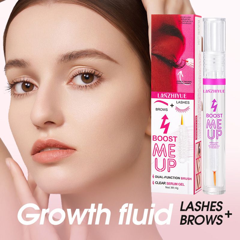 Mascara Cosmetics LANZHIYUE Eyelash Liquid Eyebrow Liquid Two In One Thick Curling Big Eyes Makeup Dual Purpose_voghion.com