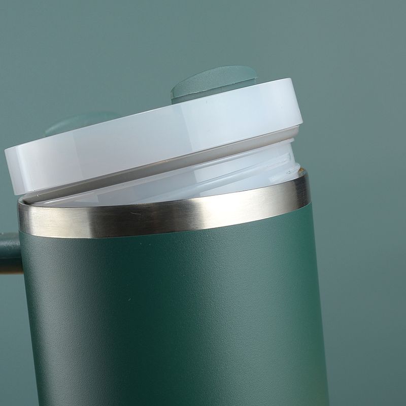 40oz Autobeker Grote Capaciteit Dubbellaags Vacuüm Huishoudelijke Auto Draagbare Thermosbeker met Reuzenhandvat_voghion.com