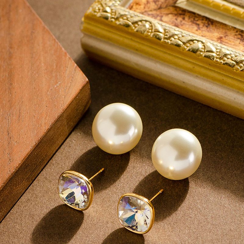 Eleganter französischer Duft im kleinen Stil, mit doppelseitiger Kristallperle auf Vorder- und Rückseite, High-End-Gefühl für Damen,_voghion.com