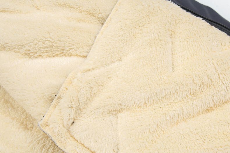 Graphen-Kapuzenjacke für Herren – Wintermantel mit Fleecefutter und Ultraschallschweißtechnologie, winddichte Polyester-Außenhülle_voghion.com