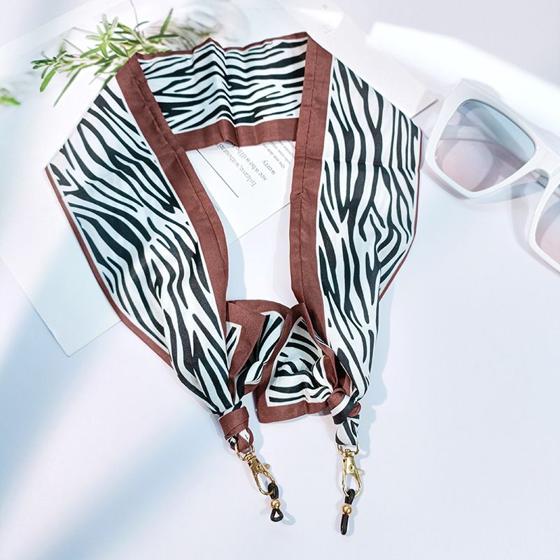 Silk Scarf High-End Hanging Glasses Strap Anti-Lost Mask Chain_voghion.com
