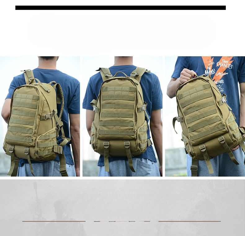 Mochila multifuncional para deportes al aire libre para hombres y mujeres, camuflaje militar, táctica, impermeable, para senderismo y acampada._voghion.com