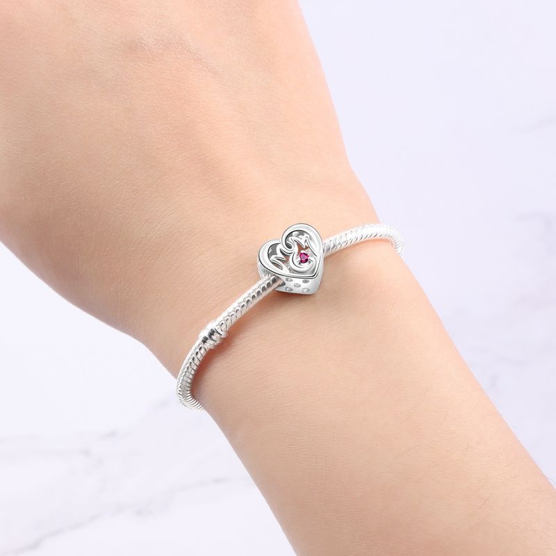 Joyería para mujer, pulsera, accesorios, amor, madre e hija, notas musicales, fuegos artificiales, sirena, dije colgante, cuentas, cobre, plata_voghion.com