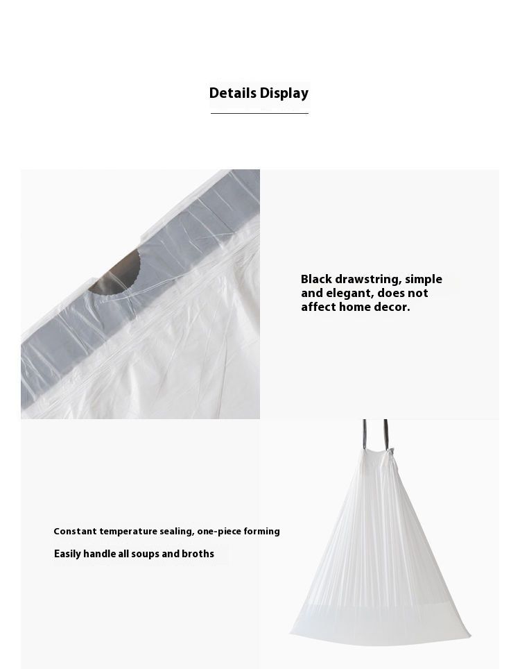 Glad ForceFlex Drawstring Trash Bags - Extra Thick 45x45cm, Tear-Resistant For Home & Dorm
_voghion.com