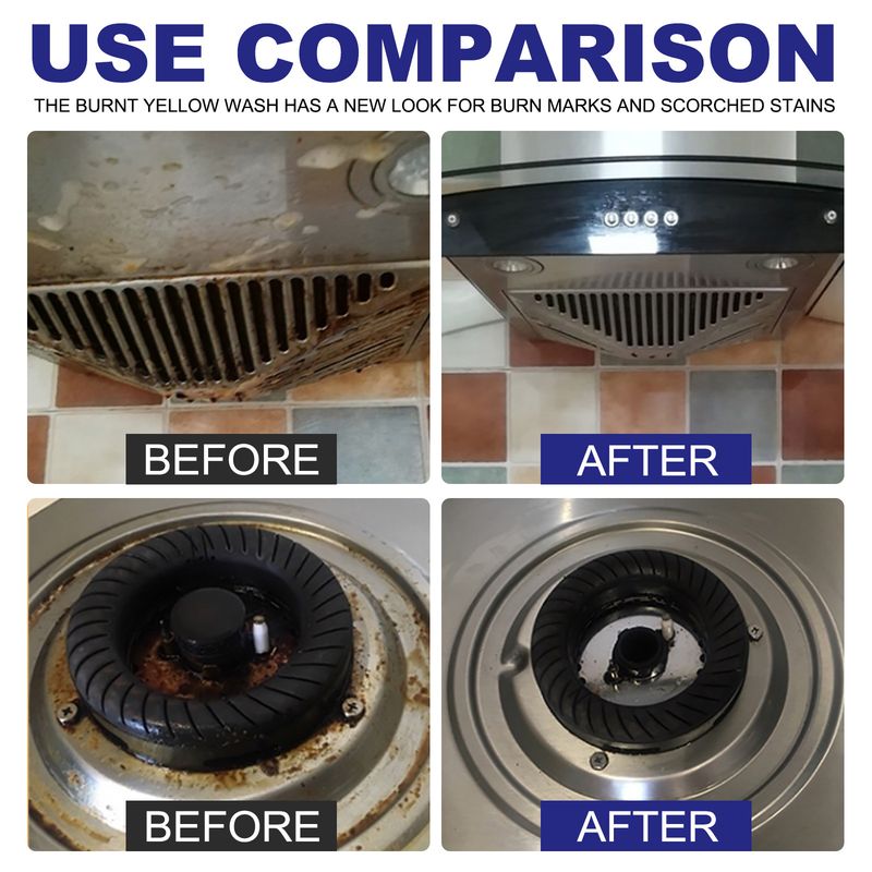 Rengöringspasta i rostfritt stål, Dekontamineringspasta för köksspis, krukabotten, krukorrost, svart smutsrengöring_voghion.com