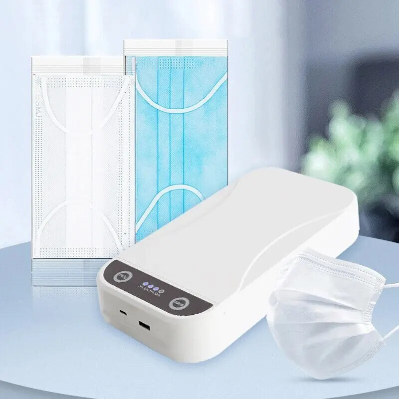 Dezinfekční box UV 10W multifunkční bezdrátová nabíječka mobilních telefonů, plně uzavřený_voghion.com