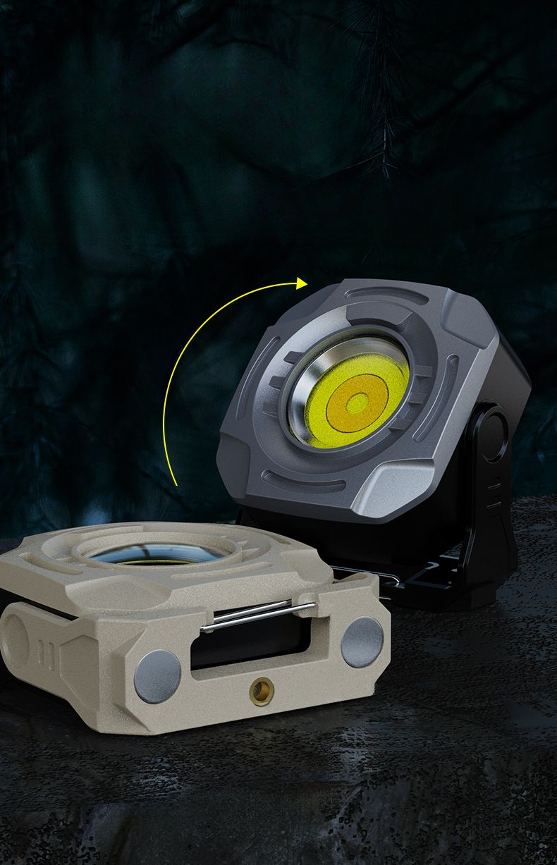 Outdoor Camping Multi-Function Keychain Portable Mini COB Work Strong Magnetic Inspection Light Flashlight_voghion.com