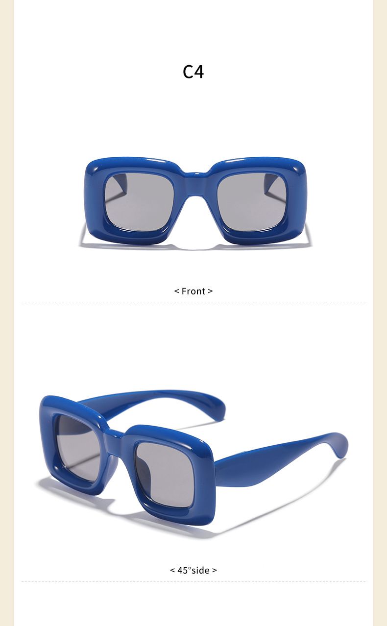 New Square Frame Children's Sunglasses Inflatable Funny Party Glasses Ins Style Personality Children's Sunglasses_voghion.com