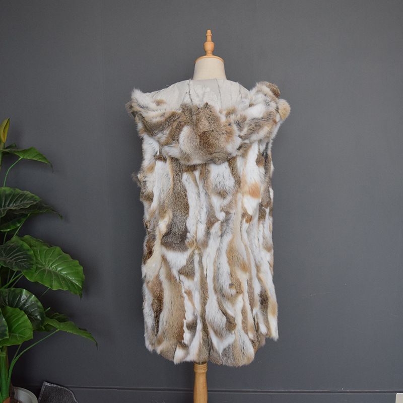 Abbigliamento da donna in vera pelliccia di coniglio_voghion.com