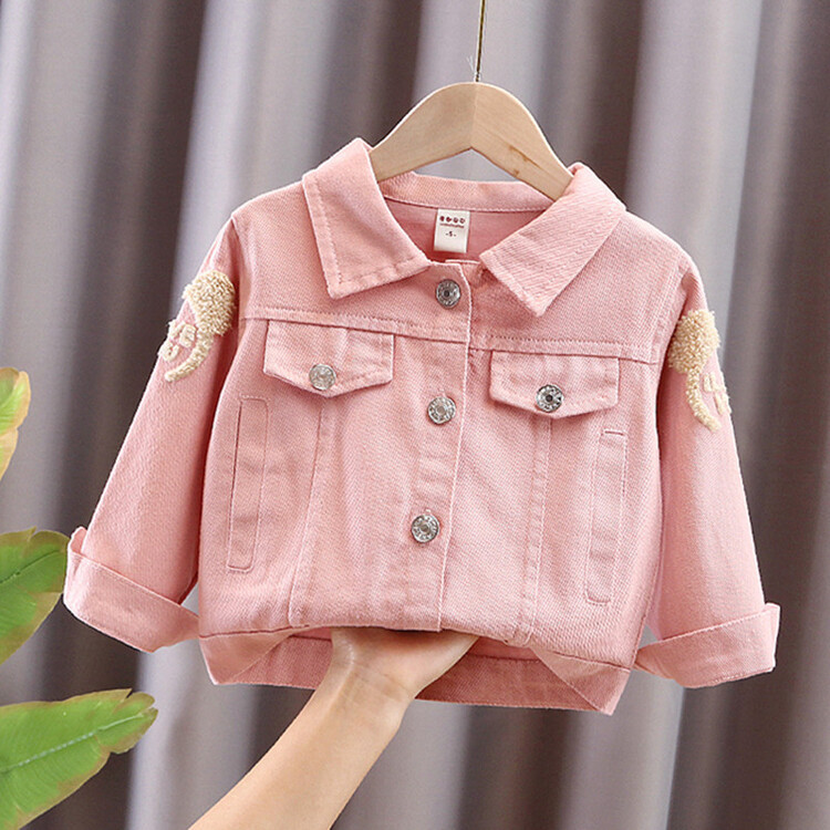 asciugamani da cartone animato piccoli e per bambini in stile occidentale, vestiti primaverili ricamati per bambine, vestiti per ragazze, vestiti in denim_voghion.com