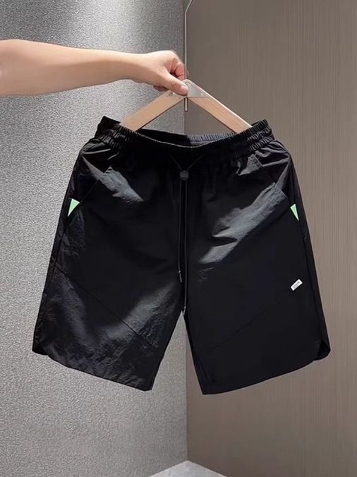 Pantalon d'été polyvalent, fin, cinq points, pour homme, décontracté, sport, ample, respirant, séchage rapide, short mi-long_voghion.com