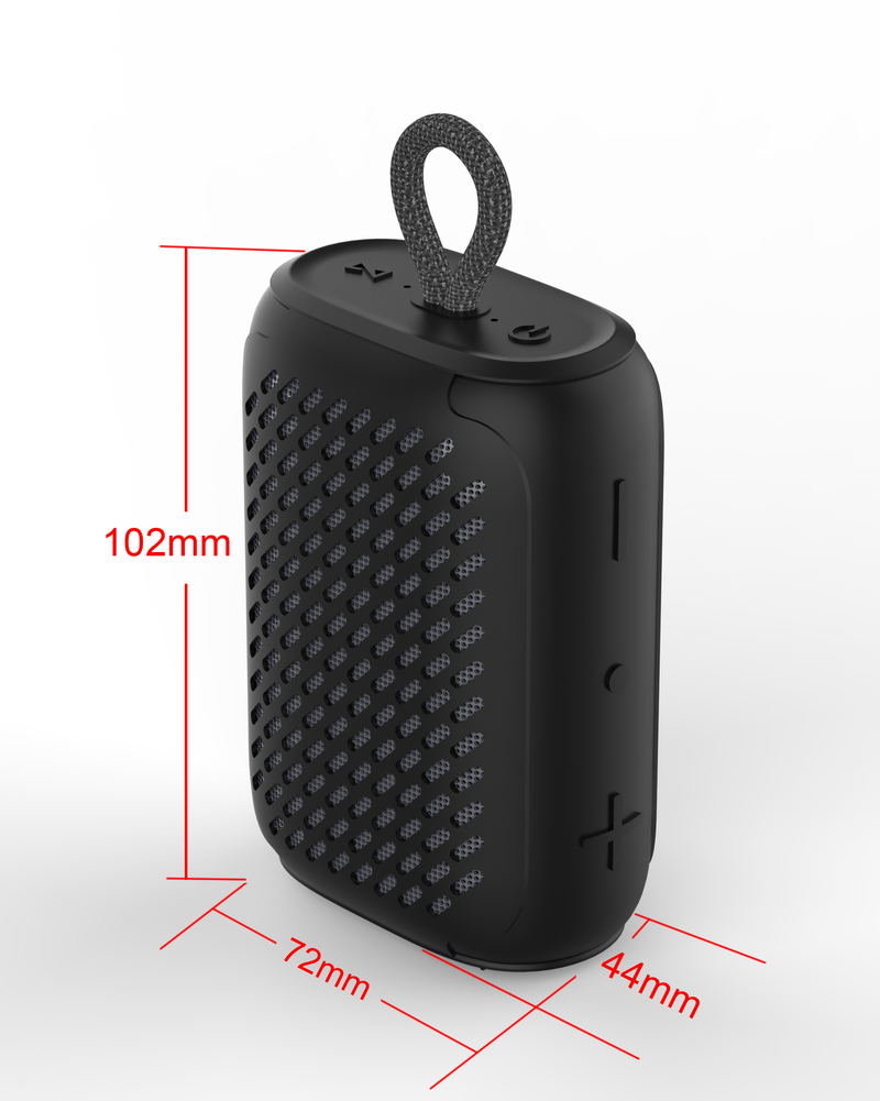 WISE TIGER Q06P Mini Portable Bluetooth Speaker Big Sound Punchy Bass 12H Play Time Dual Pairing IPX7 Waterproof for_voghion.com