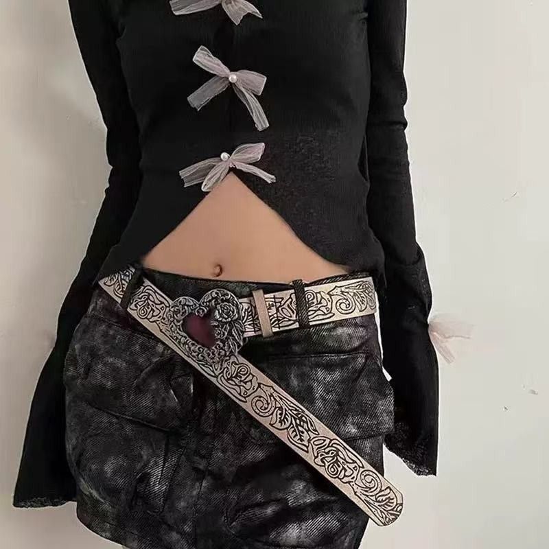 Gürtel Herzförmig Vielseitig Braun Gürtel 2025 Neu_voghion.com