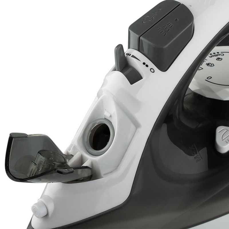 Ceramic Soleplate Steam Iron, Compact Handheld Electric Ironing Machine, Lightweight And Portable For Household Use, Anti-Stick Surface, EU Plug_voghion.com
