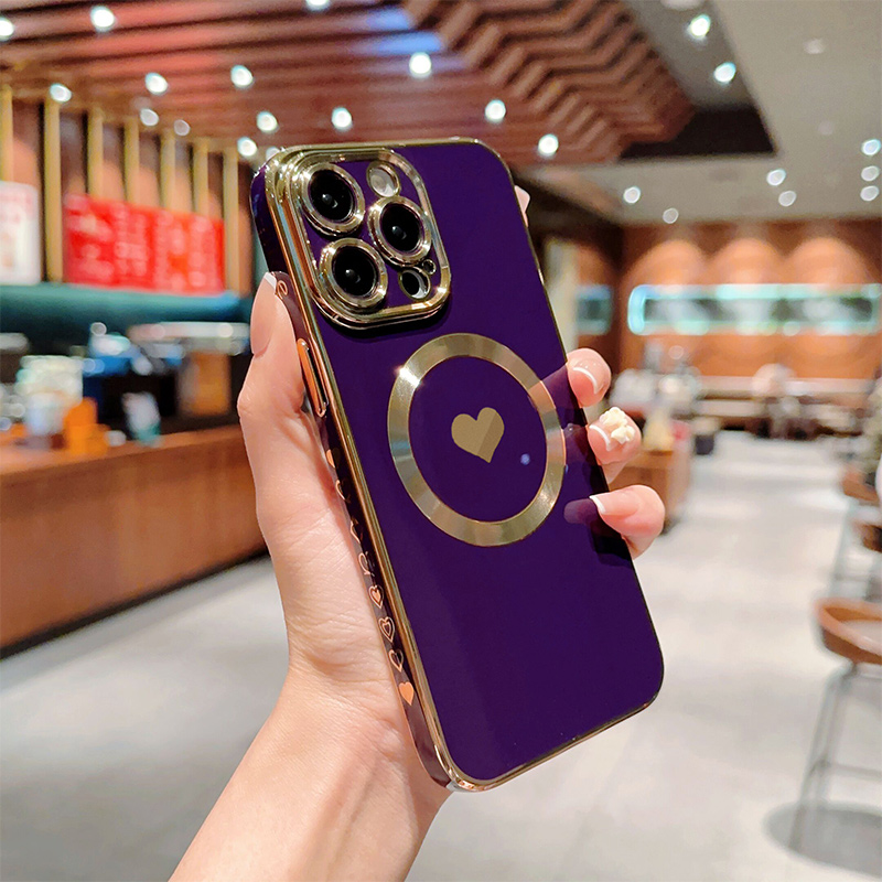 Coque de protection d'objectif en Silicone plaqué solide, étui pour iPhone 14 Pro Max 13 12 11 Pro Max 14 Plus_voghion.com