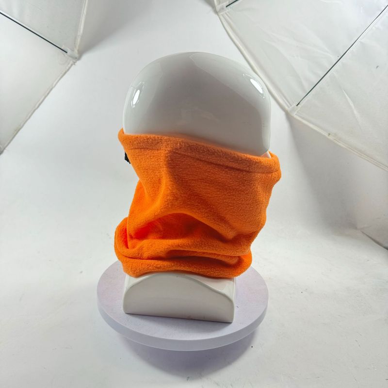 Écharpe/cache-cou unisexe pour l'hiver - Doublure polaire, masque coupe-vent pour le vélo, le ski et les activités de plein air (noir, bleu, gris, orange, marine et plus)_voghion.com