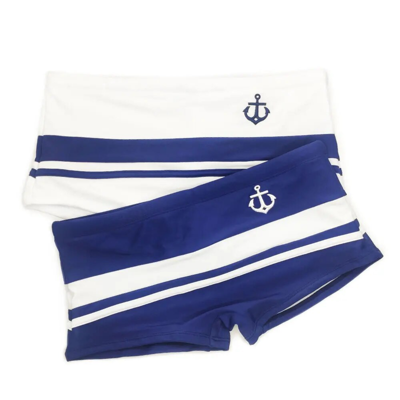 MERCURY UXH Sexy Costume da bagno Uomo Boxer Pantaloncini da bagno a righe Costume da bagno Uomo Pantaloni da spiaggia Estate Surf Balneazione_voghion.com
