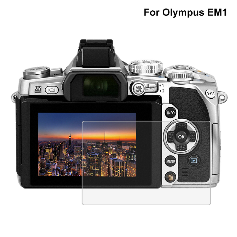 Protection d'écran en verre trempé pour appareil photo Olympus E-M10 Mark II, E-M10, EPL7/EPL8, EP5, EM1_voghion.com