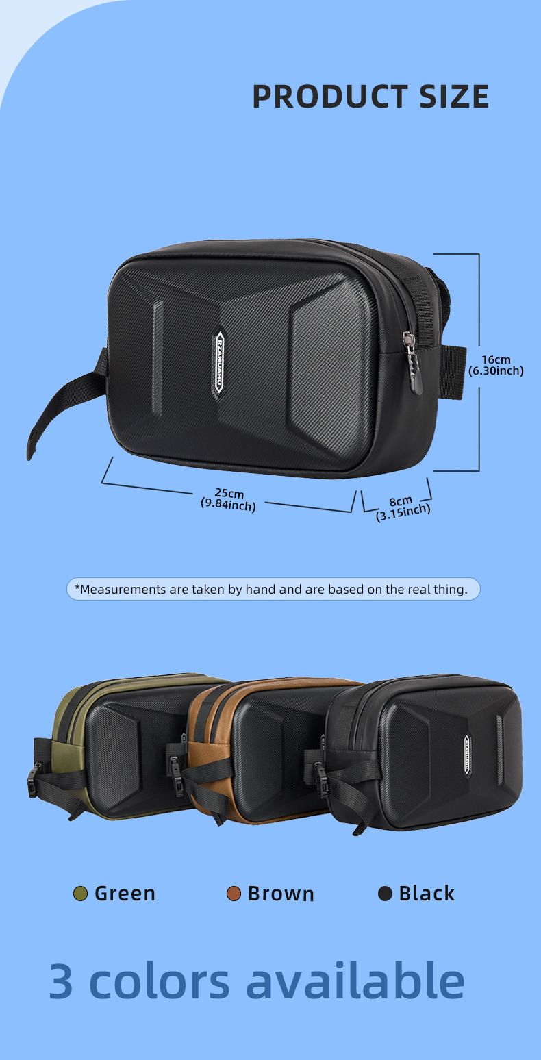 Nova bicicleta com feixe frontal de grande capacidade, bolsa crossbody de casca dura de montanha, bolsa suspensa de bicicleta com bateria dinâmica_voghion.com
