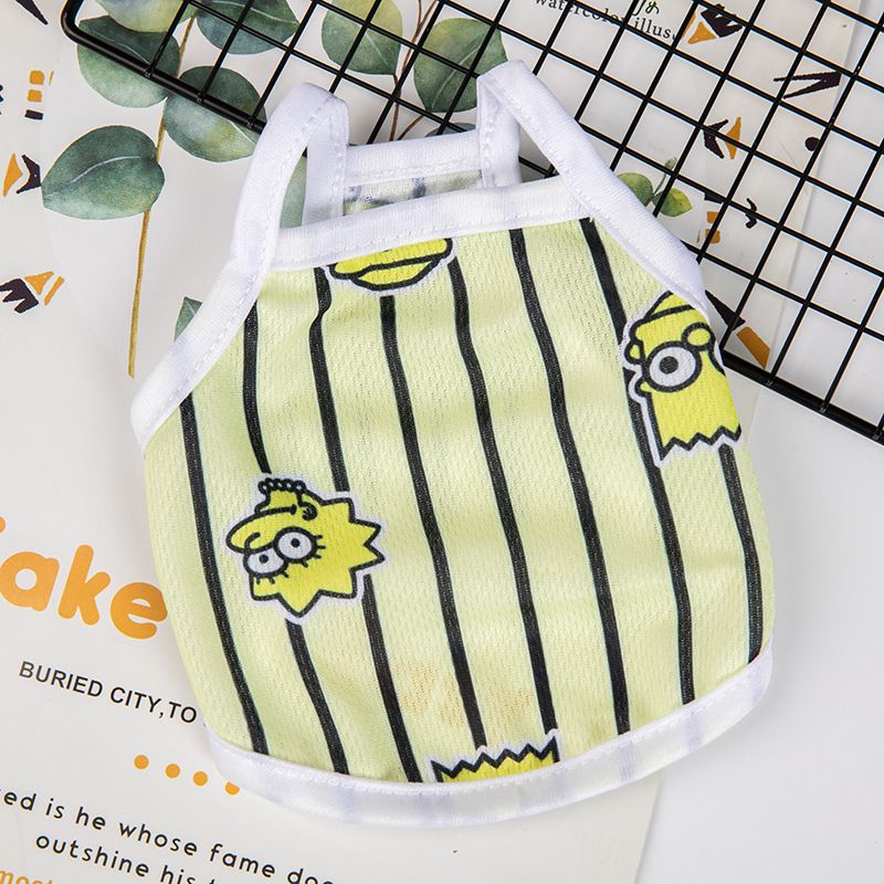 Pet Clothes Cat Bichon French Bulldog Pomeranian Small New Vest Strap Dog Apparel Summer Thin Style_voghion.com