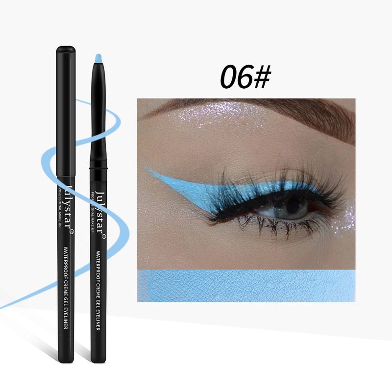 Julystar color gel waterproof and oil proof pen durable eyeliner_voghion.com