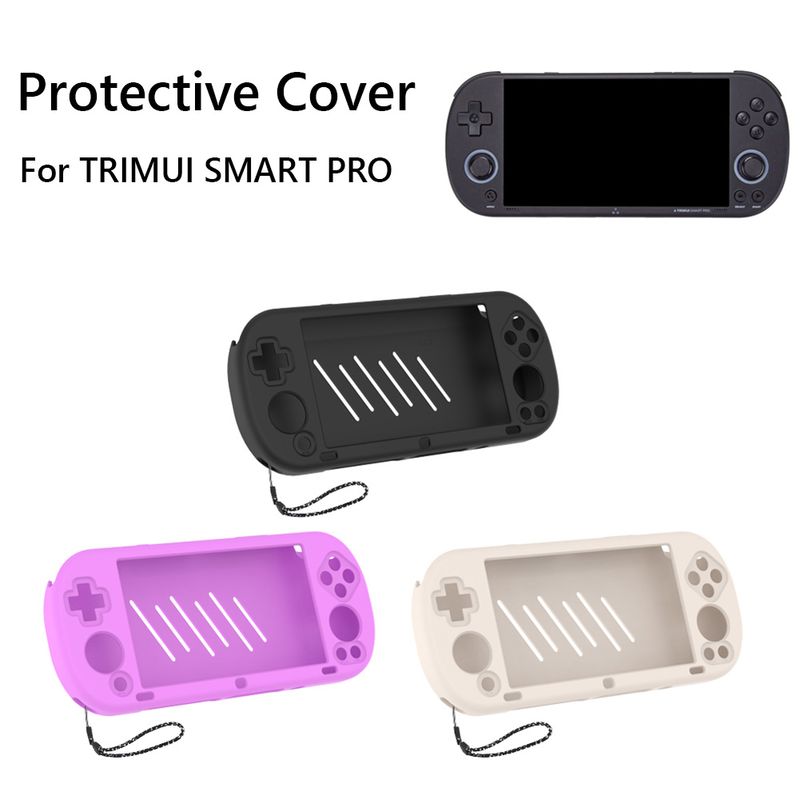 1-2PCS Silikon Fall Für Trimui Smart Pro Weiche Haut Abdeckung Schutzhülle Hülse Anti-Scratch Protector Spiel_voghion.com