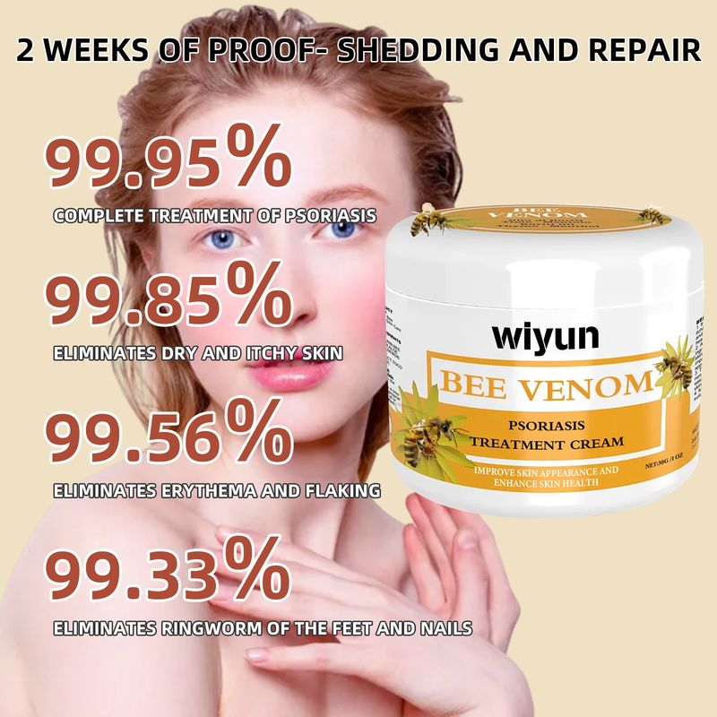 Wiyun Bienengift Hand- und Fußpflege, feuchtigkeitsspendend, angenehme Hautpflege, Creme zur äußerlichen Anwendung_voghion.com