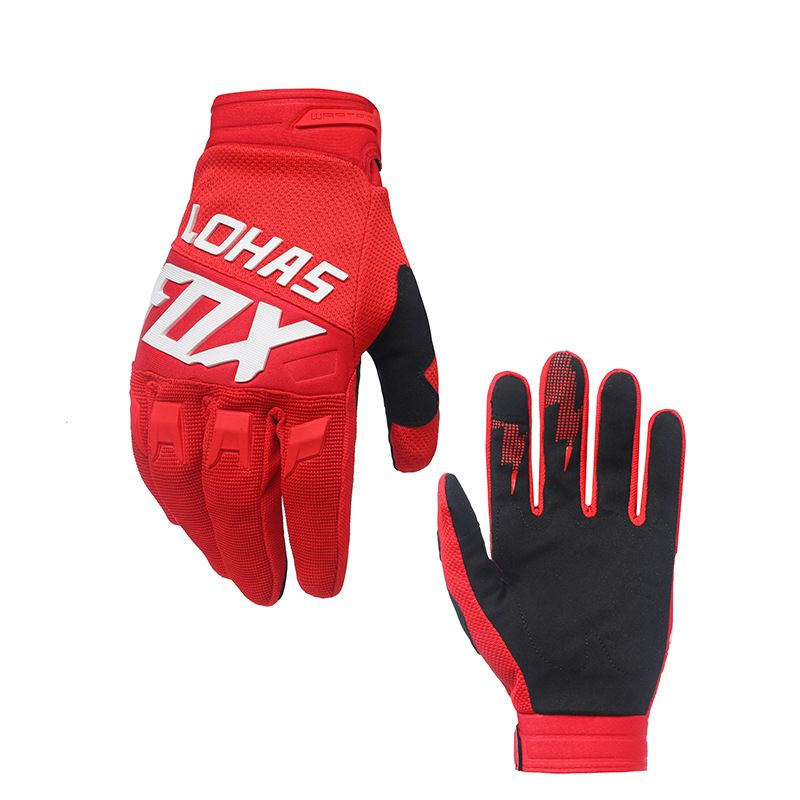 LOHASFOX Touchscreen 16 Faarwen Fuerhandschuesch fir dobaussen Motocross Laangfanger Verschleißbeständeg Rutschfest Handschuesch_voghion.com