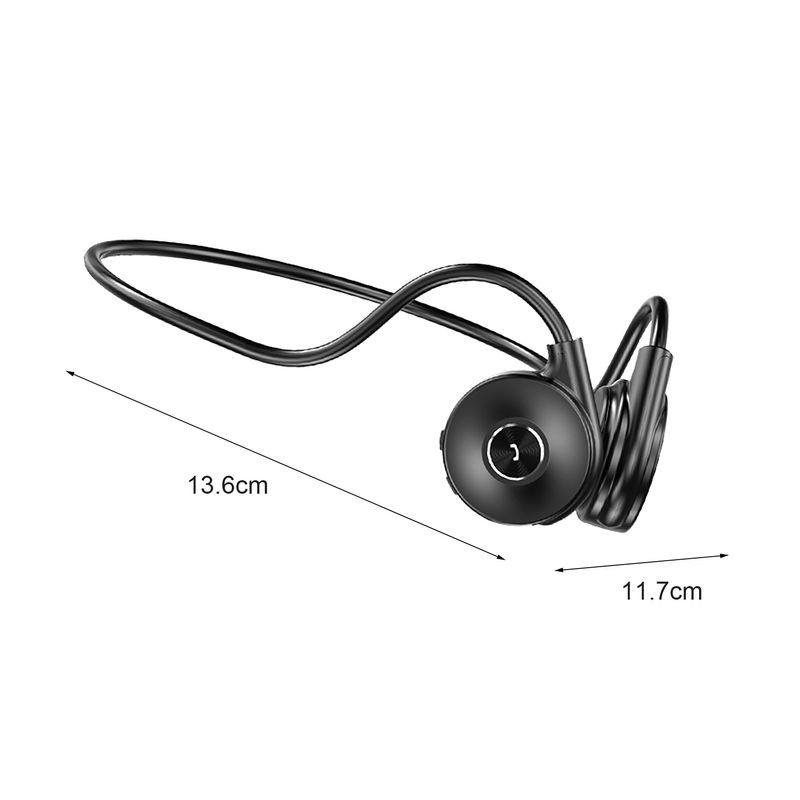 M1 Bone Conduction Earphone Sensitive Noise Cancelling Ergonomic Bluetooth-compatible5.0 Ear Hook Mini HiFi Earbud for_voghion.com