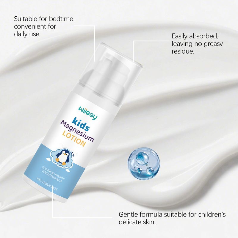 Lotion du soir Wiieey, douce et hydratante, pour la peau des enfants, soin quotidien à usage externe_voghion.com