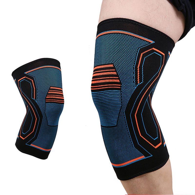 1PC Compressione Ginocchiera Allenamento Ginocchio Supporto per Sollievo dal Dolore Articolare Corsa Basket Maglia Ginocchiera per Adulti_voghion.com