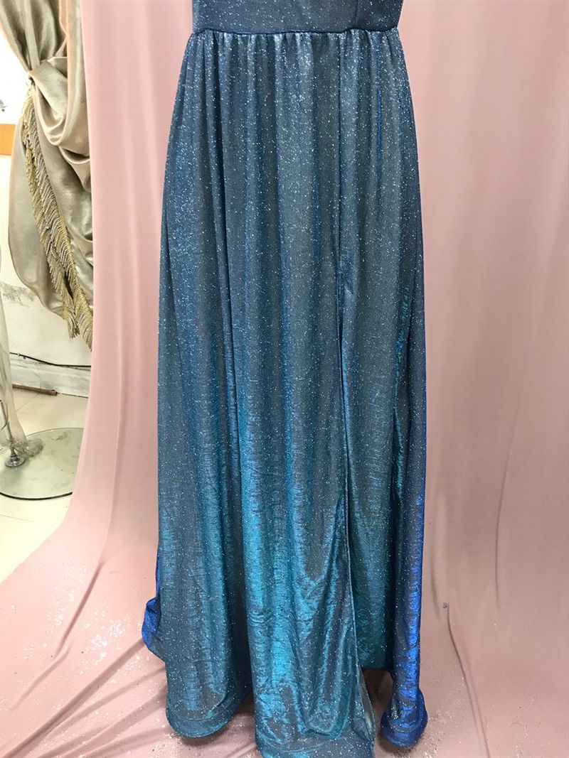 Frauen Kleidung Elegante lange ballkleid frühling neue stil rohr top pailletten abendkleid bankett temperament dünnes kleid weibliche_voghion.com