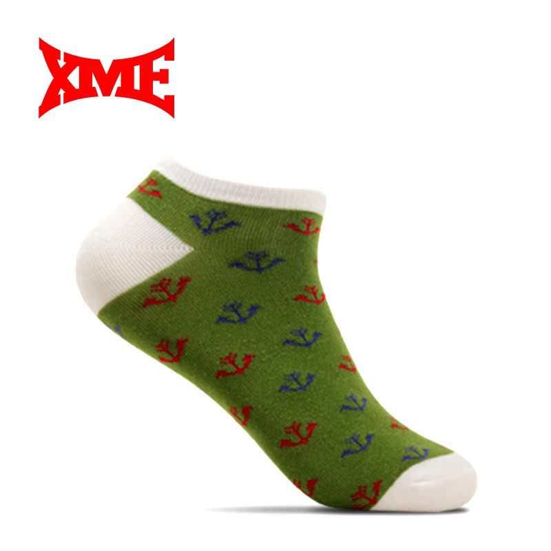 Combed cotton jacquard fashionable low cut sports breathable gift men's short socks_voghion.com