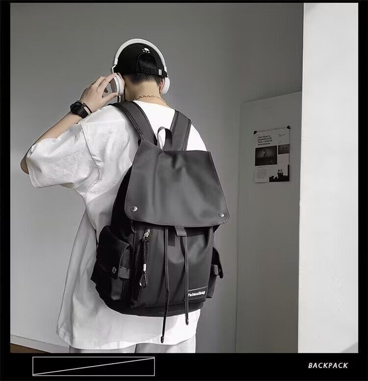 Borsa a tracolla doppia di grande capacità in stile giapponese per studenti universitari, adatta per viaggi informali_voghion.com