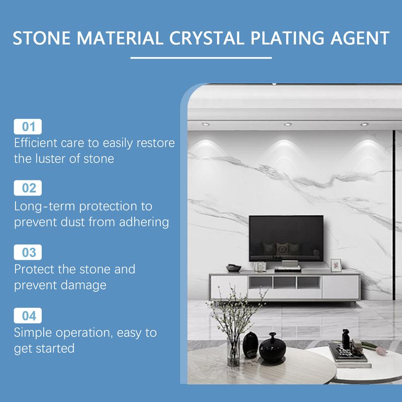 Jaysuing Stone Plating Agent, Indoor Tile Repair Scratches Brightening Crystal Marble Maintenance Plating Agent_voghion.com