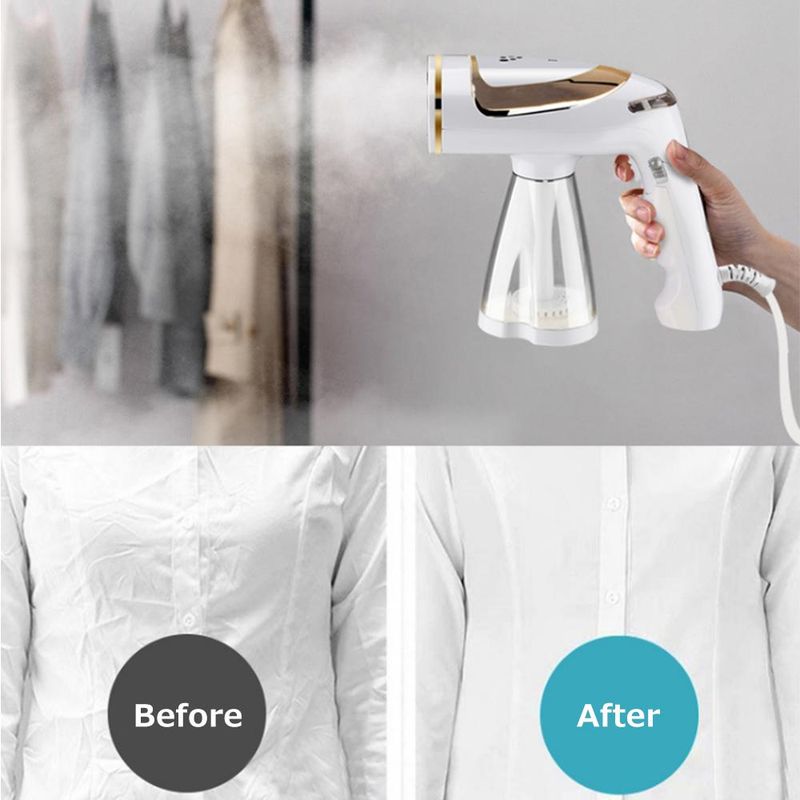 Garment Steamer Handheld Folding Household Mini Steam Iron 1600W Adjustable Temperature Ironing Machine_voghion.com
