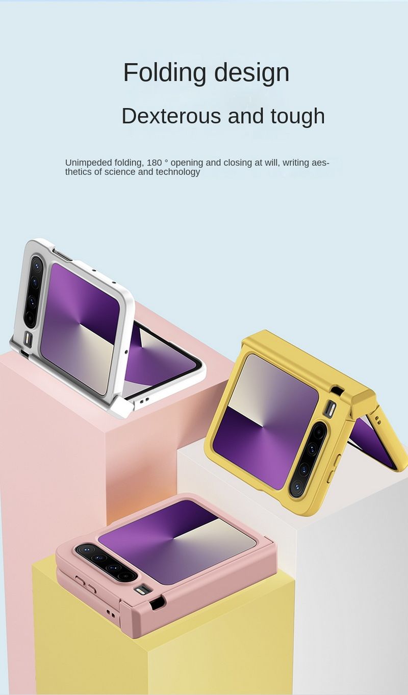 Slanke, ultradunne, harde, geharde glazen filmhoes voor de Huawei Pura X, goed aanvoelende camerabescherming_voghion.com