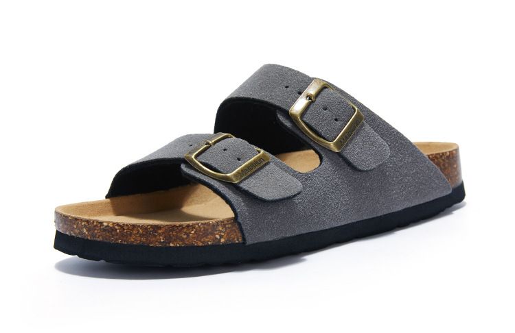 Chinelos rasos SHLIANG para homens, chinelos de cortiça antiderrapantes para áreas internas, chinelos masculinos para praia e áreas externas, sandálias Y0569_voghion.com