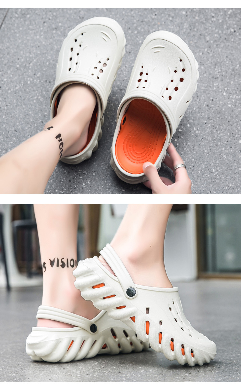 Herrenmode Baotou Hausschuhe Student Mode Lässige Strandschuhe_voghion.com