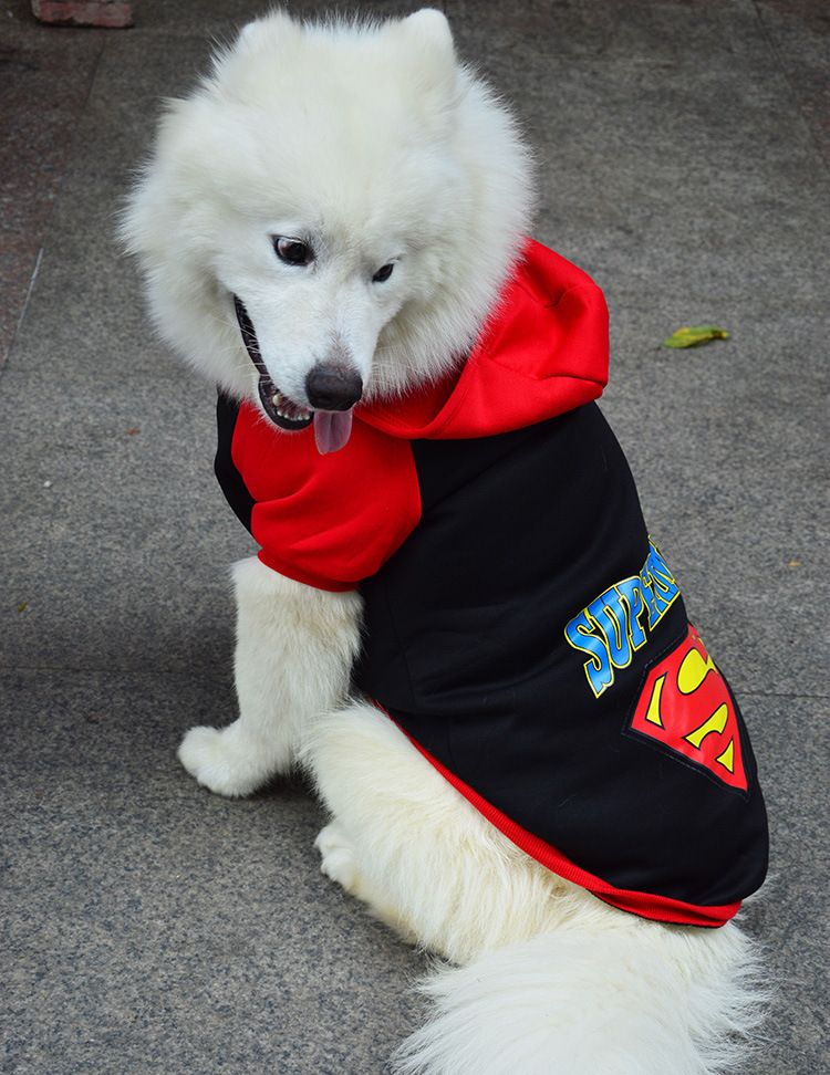 Dicker Sweatshirt für Frühling und Herbst für große, mittelgroße und kleine Hunde, Golden Retriever, Labrador, Hundekleidung, Fleecestoff_voghion.com